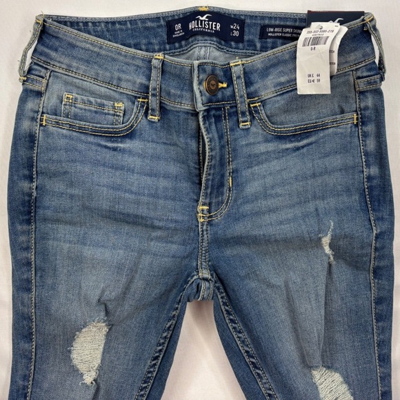 Denim - Hollister Low Rise Super Skinny Jeans Size 24/30 NWT